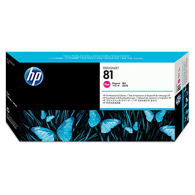 Đầu in HP 81 Magenta Dye Printhead and Printhead Cleaner