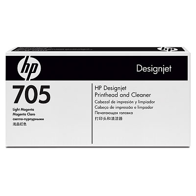 HP 705 Light Magenta Designjet Printhead and Cleaner