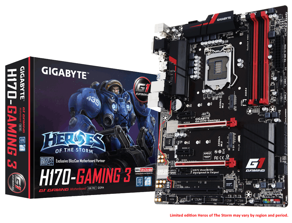 Main Gigabyte GA-H170-Gaming 3, Socket 1151