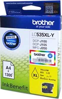 Mực in Brother LC-535XL Yellow Ink Cartridge