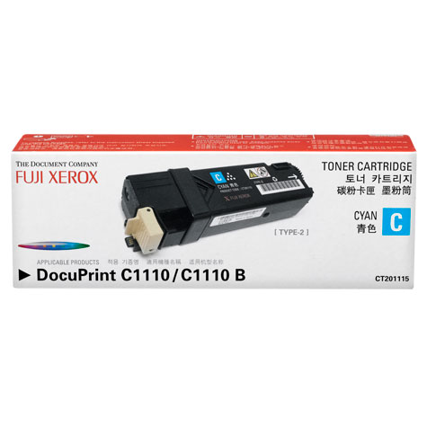 Mực in Fuji Xerox C1110, C1110b, Cyan Toner Cartridge