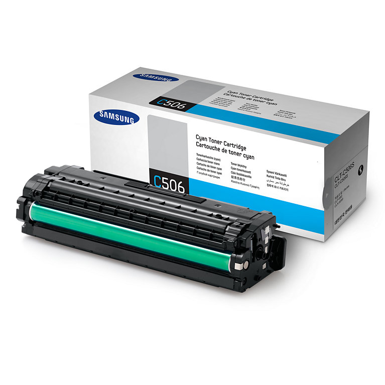 Mực in Samsung CLT-C506S Cyan Toner (1,500 pages)