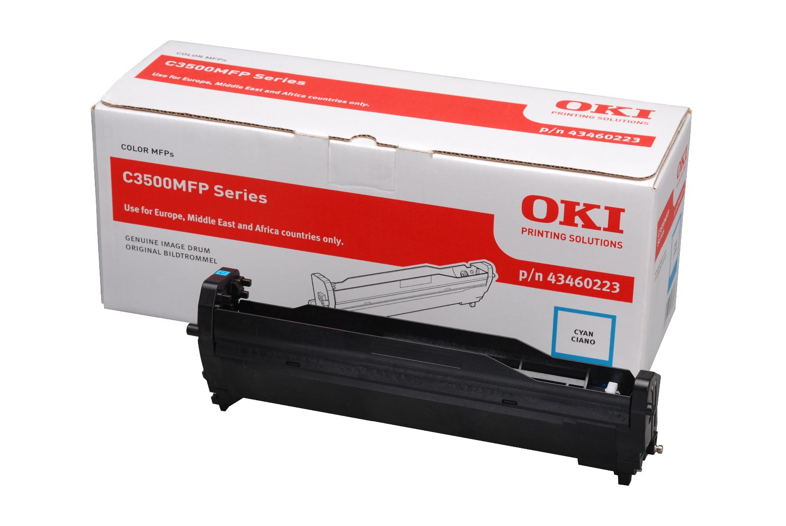 Drum Oki C3520 màu xanh