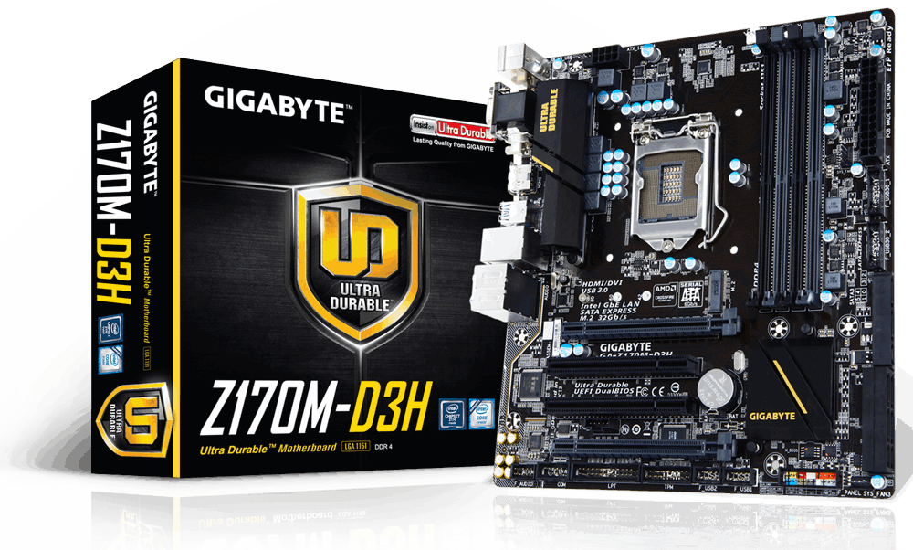 Main Gigabyte GA-Z170M-D3H, Socket 1151