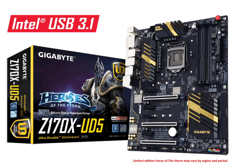 Main Gigabyte GA-Z170X-UD5, Socket 1151