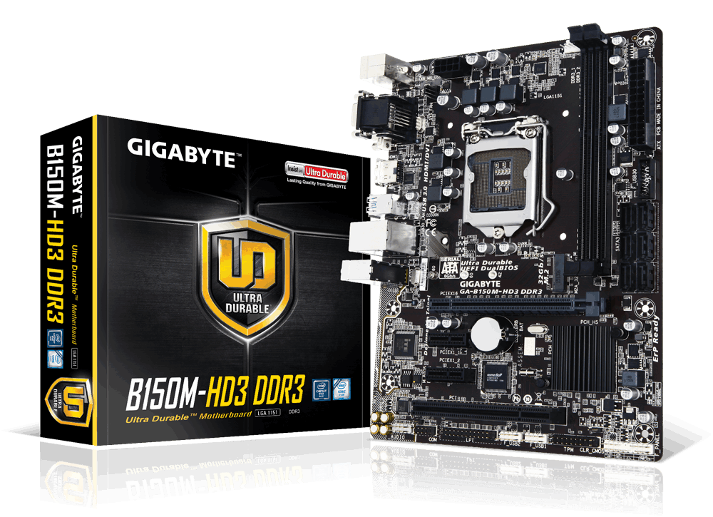 Main Gigabyte GA-B150M-HD3-DDR3, Socket 1151