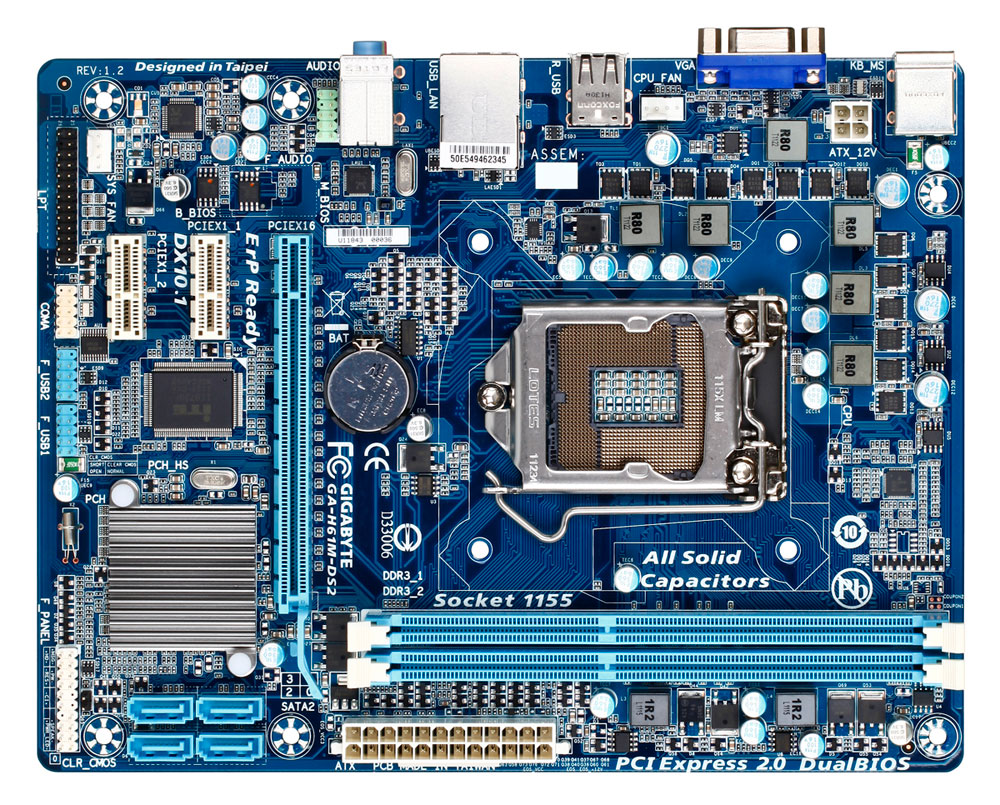 Main Gigabyte GA-H61M-DS2, Soctket 1150