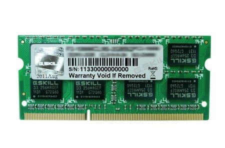 DDR3 4GB  G.Skill F3-10666CL9S-4GBSQ