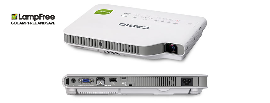 Máy chiếu Wifi công nghệ Laser & LED Casio XJ-A257, độ sáng 3.000 ANSI Lumens