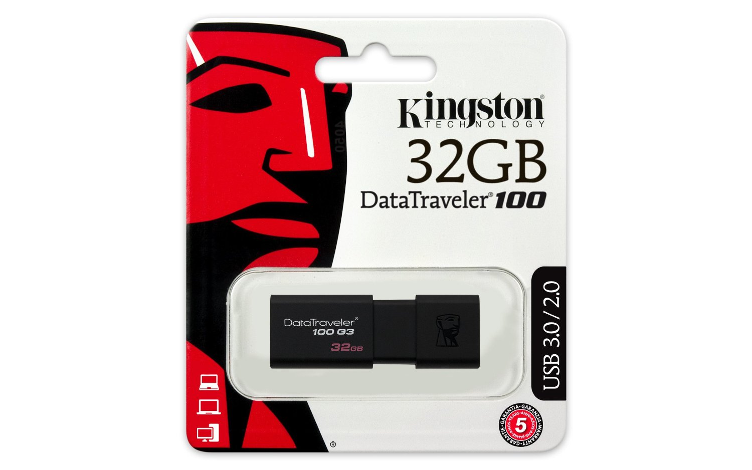 USB 32GB Kington DataTraveler 100 G3