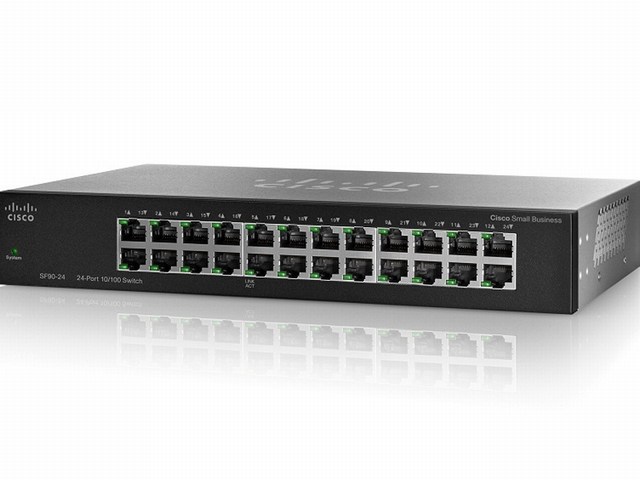Cisco SF90-24, 24-Port 10 100 Switch rack-mount