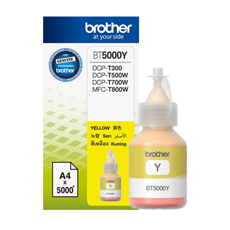 Mực in Brother BT5000Y, Yellow Ink bottle