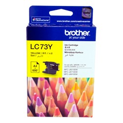 Mực in Brother LC 73Y Yellow Ink Cartridge