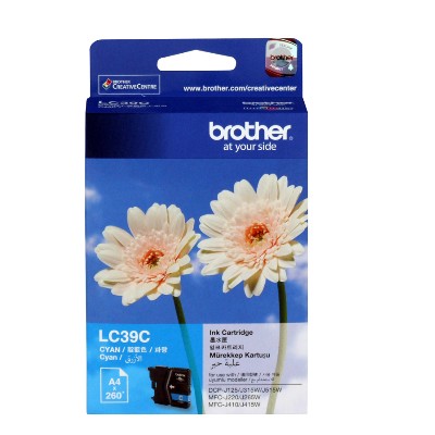 Mực in Brother LC 39C Cyan Ink Cartridge