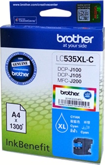 Mực in Brother LC-535C, Cyan Ink Cartridge