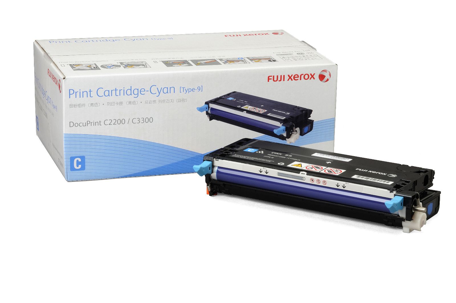 Mực in Xerox C2200, C3300DX, Cyan Toner Cartridge