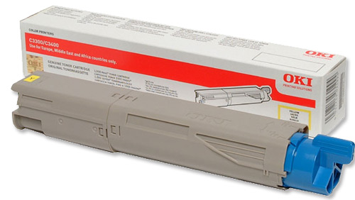 Mực in Oki C3300n/C3400n/C3600n Yellow Toner Cartridge